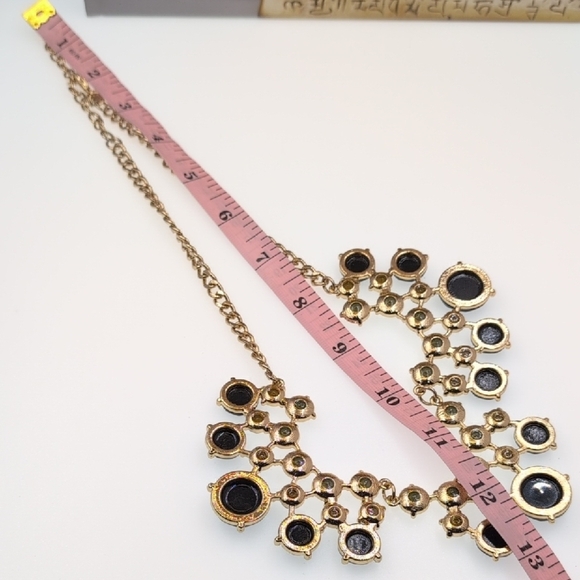 Talbots Black and Gold Statement Necklace - Picture 5 of 5